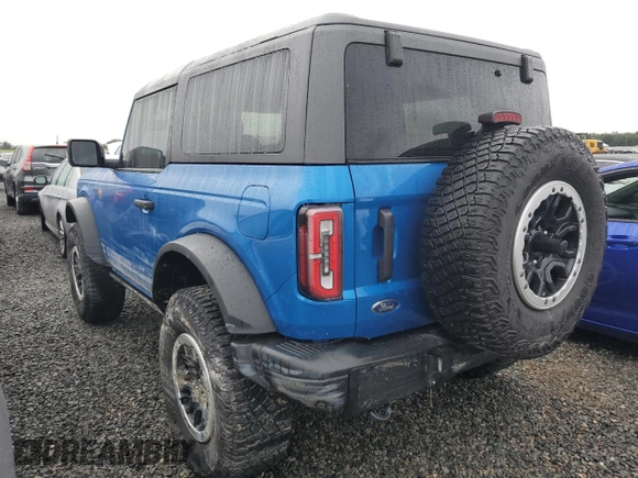 2022 Ford Bronco with VIN 1FMDE5CP3NLB42773, listed as a Copart auction lot 74201444 with Not Provided miles and Salvage Title. Bid and sale history available at DreamBid. Image 2.