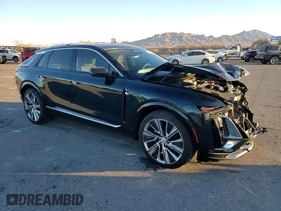 2024 Cadillac LYRIQ Luxury z VIN 1GYKPSRK5RZ106628, wystawiony jako Copart lot #79455674 z przebiegiem 5736 mil mil oraz Szkody całkowita. Historia ofert i sprzedaży dostępna na DreamBid. Obrazek 12.