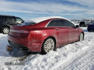 2013 Lincoln MKZ with VIN 3LN6L2JK7DR811843, listed as a Copart auction lot 87757895 with 159,800 mi miles and Non repairable. Bid and sale history available at DreamBid. Image 3.