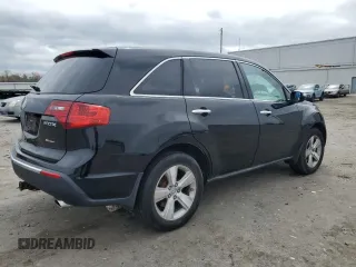 2010 Acura MDX with VIN 2HNYD2H27AH504075, listed as a Copart auction lot 51822935 with 174,471 mi miles and Salvage Title. Bid and sale history available at carsss.com. Image 3.