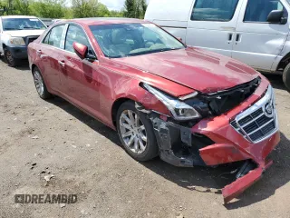 2014 Cadillac CTS Luxury RWD with VIN 1G6AR5SXXE0144084, listed as a Copart auction lot 52644604 with 99,262 mi miles and Salvage Title. Bid and sale history available at carsss.com. Image 4.