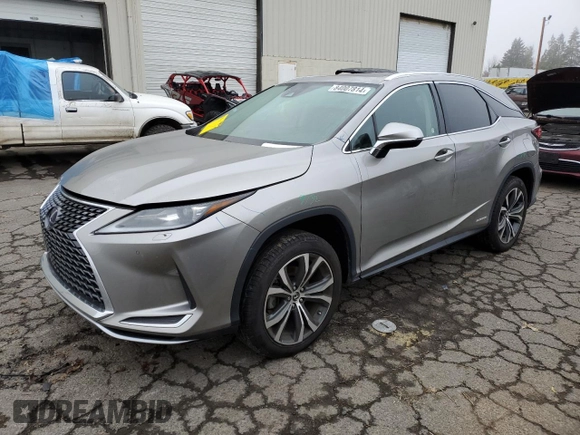 2021 Lexus RX with VIN 2T2HGMDA9MC057149, listed as a Copart auction lot 84007814 with 42,025 mi miles and Salvage Title. Bid and sale history available at carsss.com. Image 1.