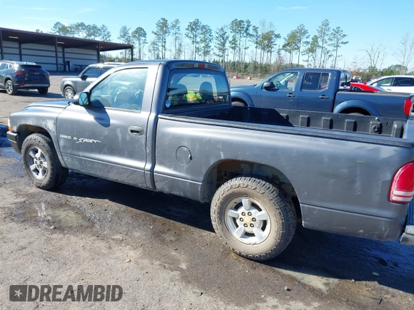 2001 Dodge Dakota with VIN 1B7FL26X91S342103, listed as a IAAI auction lot 41277465 with 157,993 mi miles. Bid and sale history available at carsss.com. Image 3.