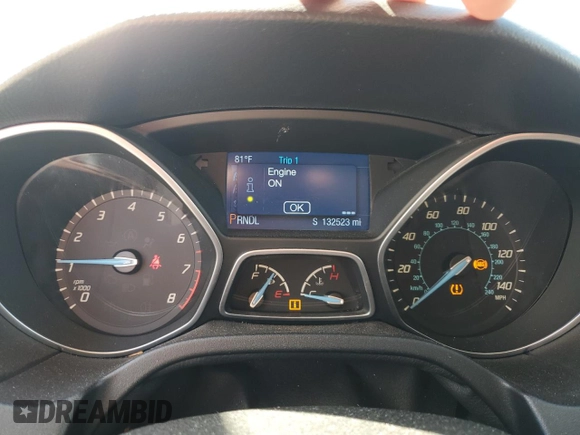 2014 Ford Focus SE with VIN 1FADP3F25EL198447, listed as a Copart auction lot 52953205 with 132,523 mi miles and Salvage Title. Bid and sale history available at carsss.com. Image 9.