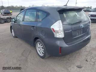 2013 Toyota Prius v Two with VIN JTDZN3EU1D3239521, listed as a IAAI auction lot 41928295 with 245,795 mi miles. Bid and sale history available at carsss.com. Image 3.