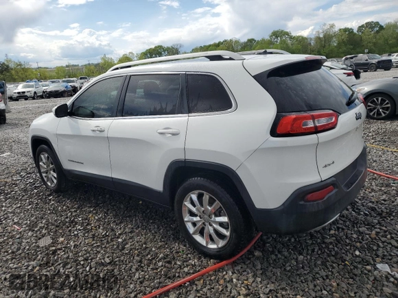 2015 Jeep Cherokee Limited with VIN 1C4PJMDS4FW650504, listed as a Copart auction lot 52957585 with 204,123 mi miles and Salvage Title. Bid and sale history available at carsss.com. Image 2.
