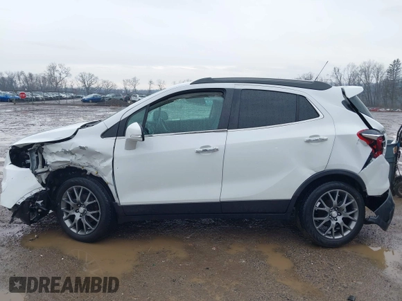 2018 Buick Encore Sport Touring with VIN KL4CJ1SB3JB683195, listed as a IAAI auction lot 41672834 with 19,037 mi miles. Bid and sale history available at carsss.com. Image 14.
