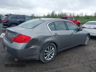 2008 Infiniti G35 Journey with VIN JNKBV61EX8M209823, listed as a IAAI auction lot 42219765 with 46,190 mi miles and . Bid and sale history available at DreamBid. Image 4.