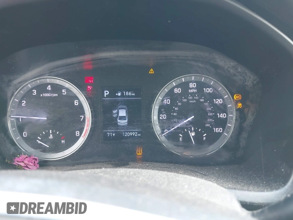 2018 Hyundai Sonata SE z VIN 5NPE24AF0JH641955, wystawiony jako IAAI lot #42255157 z przebiegiem 120 992 mil mil oraz . Historia ofert i sprzedaży dostępna na DreamBid. Obrazek 7.