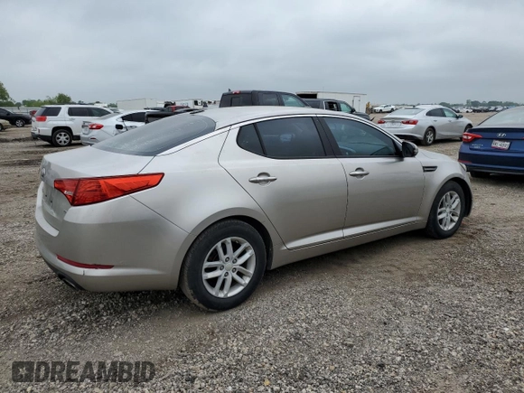 2013 Kia Optima LX with VIN KNAGM4A73D5337614, listed as a Copart auction lot 51612795 with 70,322 mi miles and Clean Title. Bid and sale history available at carsss.com. Image 3.