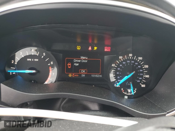 2016 Ford Fusion SE with VIN 1FA6P0HD8G5129670, listed as a Copart auction lot 61259005 with 151,452 mi miles and Salvage title. Bid and sale history available at DreamBid. Image 9.