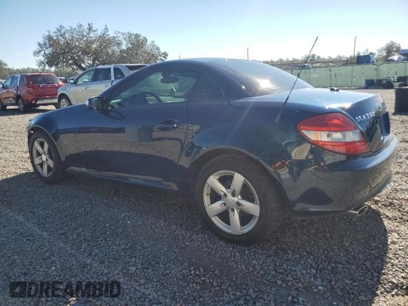 2008 Mercedes-Benz SLK-Class 3.0L with VIN WDBWK54F28F187734, listed as a Copart auction lot 81987254 with 113,937 mi miles and Salvage Title. Bid and sale history available at carsss.com. Image 2.