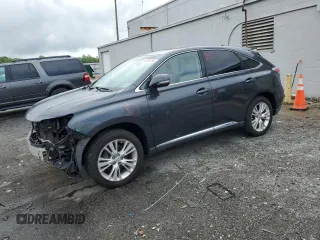 2010 Lexus RX 450h with VIN JTJZB1BA2A2400416, listed as a Copart auction lot 55506555 with 98,587 mi miles and Salvage Title. Bid and sale history available at DreamBid. Image 1.