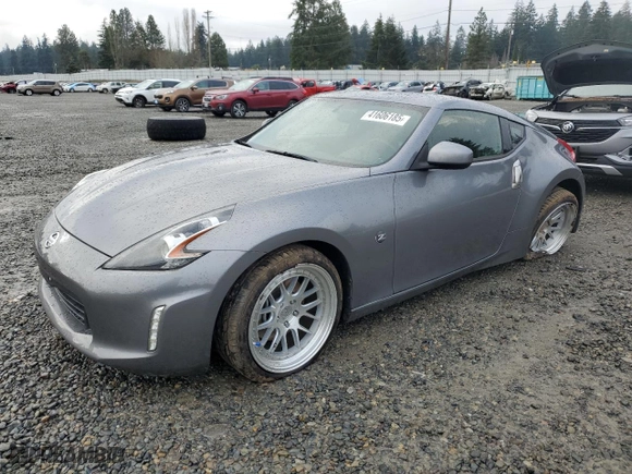 2020 Nissan 370Z Coupe Sport Touring with VIN JN1AZ4EH2LM821553, listed as a Copart auction lot 41606185 with 19765 miles and Salvage Title. Bid and sale history available at carsss.com. Image 1.
