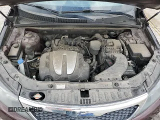 2012 Kia Sorento LX with VIN 5XYKT4A25CG242708, listed as a Copart auction lot 51382155 with 156,175 mi miles and Salvage Title. Bid and sale history available at carsss.com. Image 12.