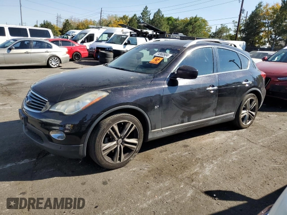 2014 Infiniti QX50 Journey with VIN JN1BJ0HR6EM190754, listed as a Copart auction lot 74960904 with 106,140 mi miles and Non Repairable. Bid and sale history available at carsss.com. Image 1.