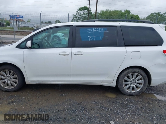 2013 Toyota Sienna LE with VIN 5TDJK3DC9DS055134, listed as a IAAI auction lot 42255532 with 156,381 mi miles and . Bid and sale history available at DreamBid. Image 14.