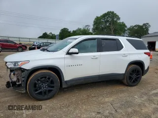2021 Chevrolet Traverse LT with VIN 1GNERHKW1MJ204521, listed as a Copart auction lot 57022395 with 79,573 mi miles and Salvage title. Bid and sale history available at DreamBid. Image 1.