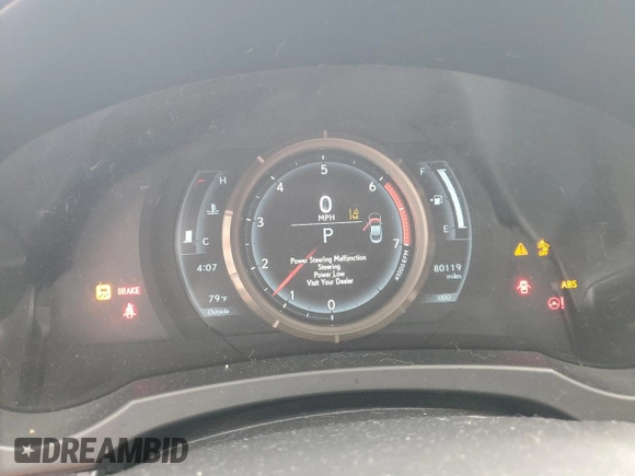 2018 Lexus RC 300 with VIN JTHHA5BC6J5008725, listed as a Copart auction lot 74553644 with 80,119 mi miles and Salvage title. Bid and sale history available at DreamBid. Image 9.