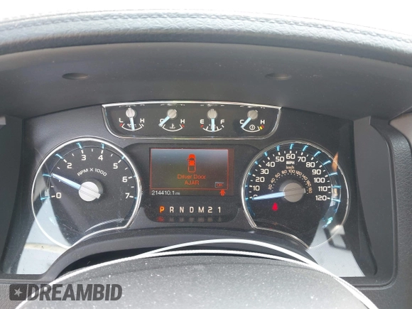 2012 Ford F-150 XL with VIN 1FTFW1ET3CFC30327, listed as a IAAI auction lot 42402128 with 214,410 mi miles and . Bid and sale history available at DreamBid. Image 7.