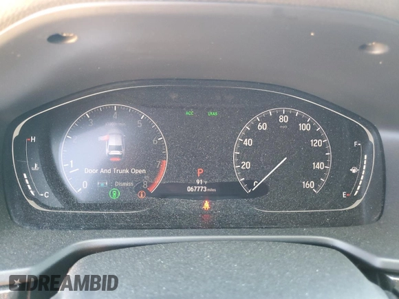 2020 Honda Accord Sport with VIN 1HGCV2F32LA006636, listed as a Copart auction lot 57276435 with 67,773 mi miles and Salvage title. Bid and sale history available at DreamBid. Image 9.