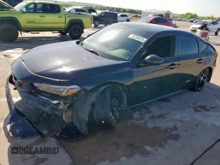 2023 Honda Civic Sport with VIN 19XFL2H82PE013762, listed as a Copart auction lot 52256325 with 26,532 mi miles and Salvage Title. Bid and sale history available at DreamBid. Image 1.