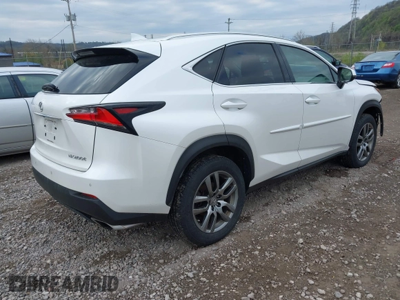 2016 Lexus NX 200t with VIN JTJBARBZ4G2082283, listed as a IAAI auction lot 42033030 with 99,575 mi miles. Bid and sale history available at carsss.com. Image 4.