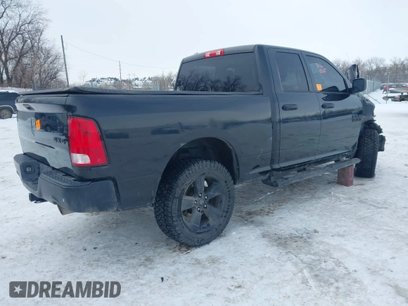 2017 Ram 1500 Express with VIN 1C6RR7FT5HS509063, listed as a IAAI auction lot 41533876 with 102,796 mi miles. Bid and sale history available at carsss.com. Image 4.
