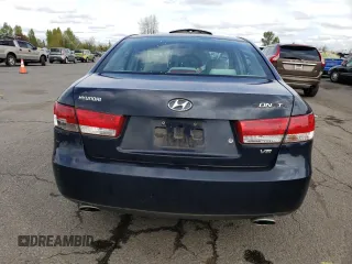 2006 Hyundai Sonata GLS with VIN 5NPEU46F26H141502, listed as a Copart auction lot 52034635 with 169,786 mi miles and Salvage Title. Bid and sale history available at DreamBid. Image 6.