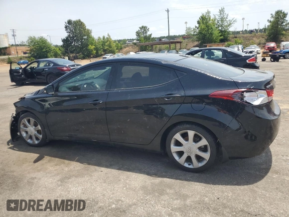 2013 Hyundai Elantra Limited z VIN 5NPDH4AE7DH344218, wystawiony jako Copart lot #57230455 z przebiegiem 208 034 mil mil oraz Szkoda całkowita • Salvage title. Historia ofert i sprzedaży dostępna na DreamBid. Obrazek 2.