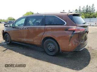2024 Toyota Sienna LE z VIN 5TDGSKFCXRS148320, wystawiony jako Copart lot #59415445 z przebiegiem 14 883 mil mil oraz Szkoda całkowita • Salvage title. Historia ofert i sprzedaży dostępna na DreamBid. Obrazek 2.