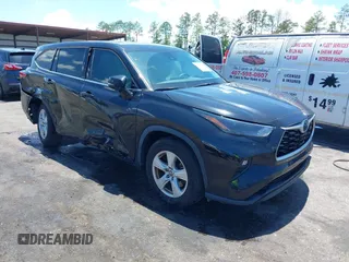 2022 Toyota Highlander LE with VIN 5TDZZRAH9NS107784, listed as a IAAI auction lot 42572810 with 76,776 mi miles and . Bid and sale history available at DreamBid. Image 1.