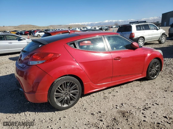 2013 Hyundai Veloster RE:MIX with VIN KMHTC6AD5DU152990, listed as a Copart auction lot 46902105 with 152,776 mi miles and Salvage Title. Bid and sale history available at carsss.com. Image 3.