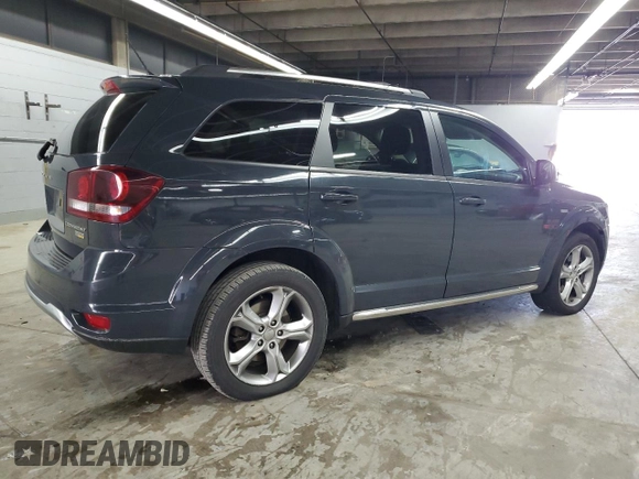 2017 Dodge Journey Crossroad Plus with VIN 3C4PDCGG6HT613665, listed as a Copart auction lot 59414575 with 153,223 mi miles and Salvage title. Bid and sale history available at DreamBid. Image 3.