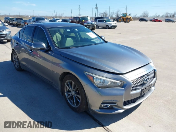 2017 Infiniti Q50 Signature Edition with VIN JN1EV7AP7HM742236, listed as a IAAI auction lot 41662043 with 114,312 mi miles and . Bid and sale history available at DreamBid. Image 1.