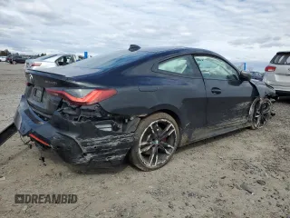 2021 BMW 4 Series M440i xDrive with VIN WBA13AR06MCF77172, listed as a Copart auction lot 47683065 with Not Provided miles and Salvage Title. Bid and sale history available at DreamBid. Image 3.