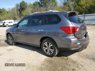 2018 Nissan Pathfinder SV z VIN 5N1DR2MM7JC673380, wystawiony jako Copart lot #52621935 z przebiegiem 101 334 mil mil oraz Szkoda całkowita • Salvage title. Historia ofert i sprzedaży dostępna na DreamBid. Obrazek 2.