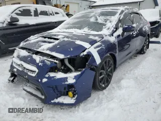 2020 Subaru WRX Limited with VIN JF1VA1J63L9814497, listed as a Copart auction lot 87590315 with 57,443 mi miles and Salvage Title. Bid and sale history available at carsss.com. Image 1.