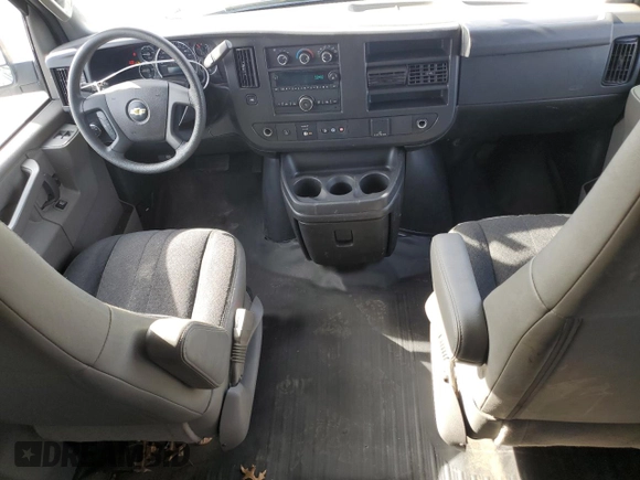 2019 Chevrolet Express Cargo Van with VIN 1GCWGAFG5K1299451, listed as a Copart auction lot 43544735 with 22,343 mi miles and Salvage Title. Bid and sale history available at carsss.com. Image 8.