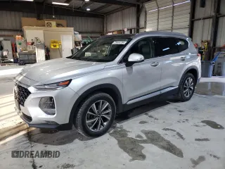 2019 Hyundai Santa Fe Limited with VIN 5NMS53AD7KH019662, listed as a Copart auction lot 79444784 with 106,106 mi miles and Salvage Title. Bid and sale history available at carsss.com. Image 1.