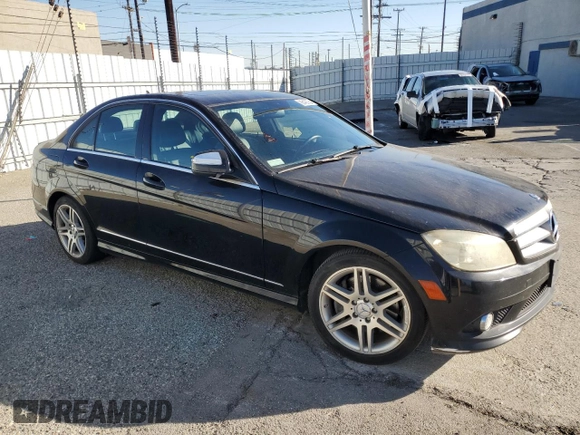2008 Mercedes-Benz C 350 Sport with VIN WDDGF56X88F137734, listed as a Copart auction lot 86436754 with 171,607 mi miles and Clean Title. Bid and sale history available at DreamBid. Image 4.