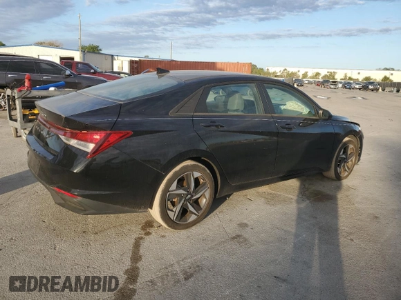 2023 Hyundai Elantra SEL with VIN 5NPLS4AG6PH099401, listed as a Copart auction lot 49340095 with 33,724 mi miles and Salvage Title. Bid and sale history available at DreamBid. Image 3.
