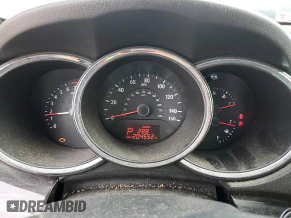 2012 Kia Sorento EX with VIN 5XYKU4A25CG305691, listed as a Copart auction lot 49733515 with 204,552 mi miles and Salvage Title. Bid and sale history available at carsss.com. Image 9.