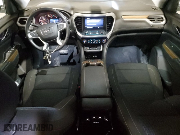2021 GMC Acadia SLE with VIN 1GKKNKLA2MZ180842, listed as a Copart auction lot 46275615 with 26,701 mi miles and Salvage Title. Bid and sale history available at DreamBid. Image 8.