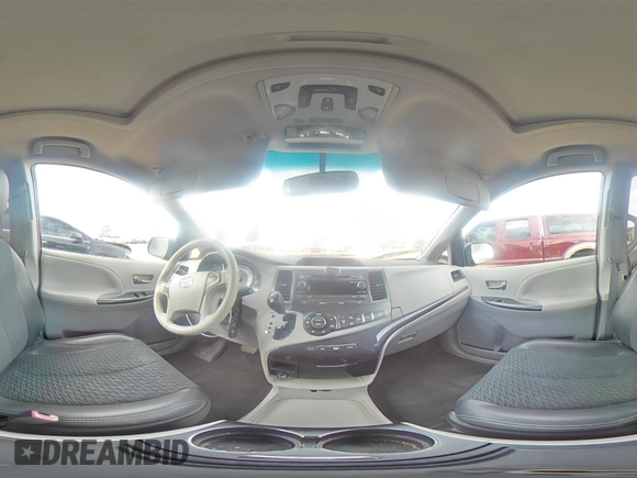 2014 Toyota Sienna SE with VIN 5TDXK3DC8ES512706, listed as a Copart auction lot 43325815 with 190,498 mi miles and Salvage Title. Bid and sale history available at DreamBid. Image 15.