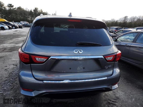 2017 Infiniti QX60 with VIN 5N1DL0MMXHC526941, listed as a Copart auction lot 49434135 with 101,811 mi miles and Salvage Title. Bid and sale history available at DreamBid. Image 6.