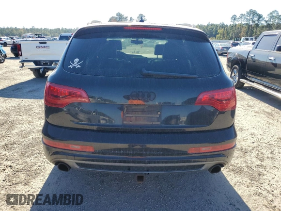 2013 Audi Q7 3.0T S line Prestige with VIN WA1DGAFE1DD006436, listed as a Copart auction lot 81544224 with 195,571 mi miles and Salvage Title. Bid and sale history available at carsss.com. Image 6.