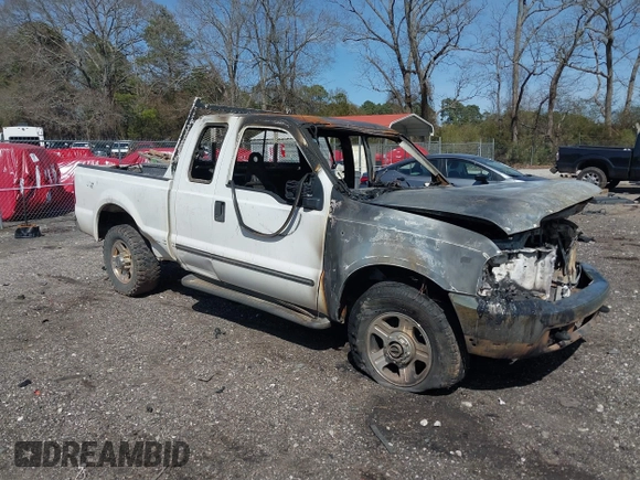 1999 Ford Super Duty F-250 XL with VIN 1FTNX21S1XEB03048, listed as a IAAI auction lot 41741521 with 1 mi miles. Bid and sale history available at carsss.com. Image 1.