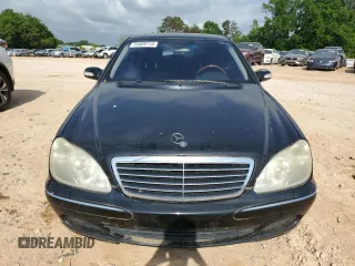 2004 Mercedes-Benz S 320/430/500 with VIN WDBNG75J84A427016, listed as a Copart auction lot 55009715 with Not Provided miles and Clean Title. Bid and sale history available at carsss.com. Image 5.