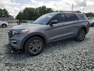 2022 Ford Explorer XLT with VIN 1FMSK8DH2NGB73000, listed as a Copart auction lot 59864725 with 57,507 mi miles and Salvage title. Bid and sale history available at DreamBid. Image 1.